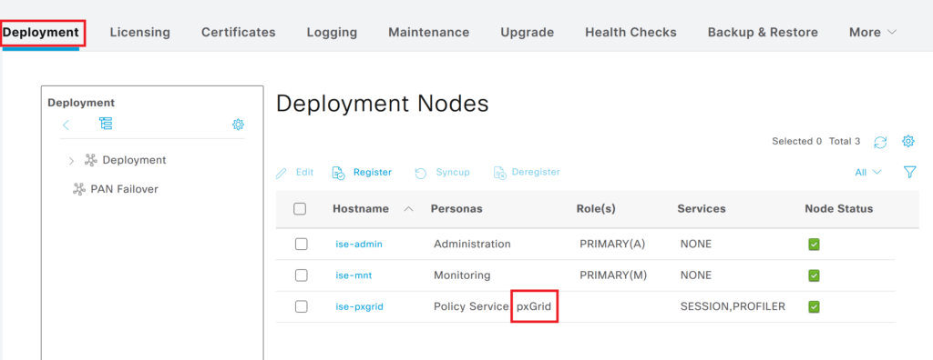 ise node deployment